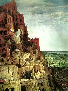 Pieter Bruegel detalj fran babels torn Sweden oil painting artist